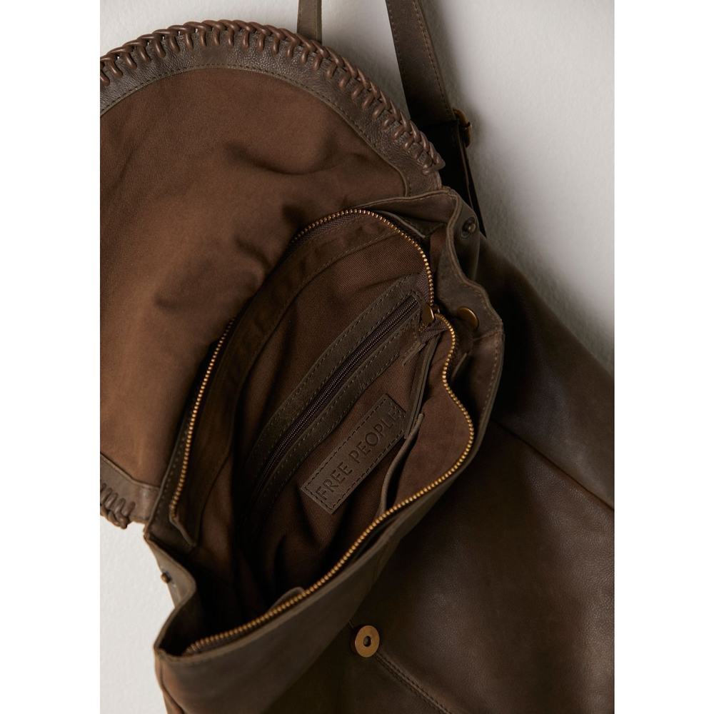 Free People Brown Portia Leather Backpack Bag - Picture 5 of 12